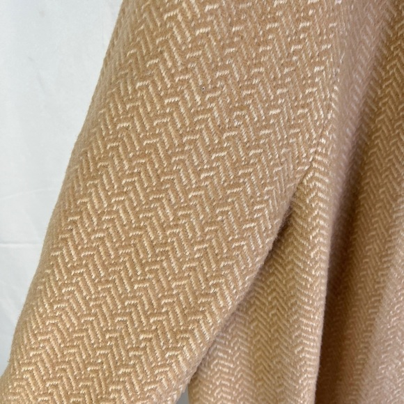 MACKINTOSH NEW ENGLAND WOOL CAMEL TRENCH COAT LONG OVERSIZED WINTER COAT SIZE 24 - Picture 12 of 14